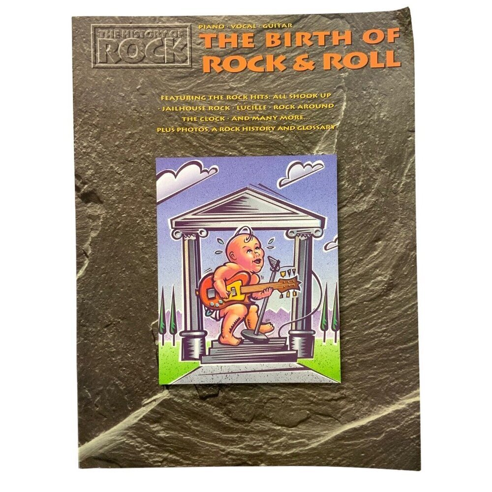 The Birth Of Rock & Roll Piano Vocal Guitar Sheet Music Paperback 1991